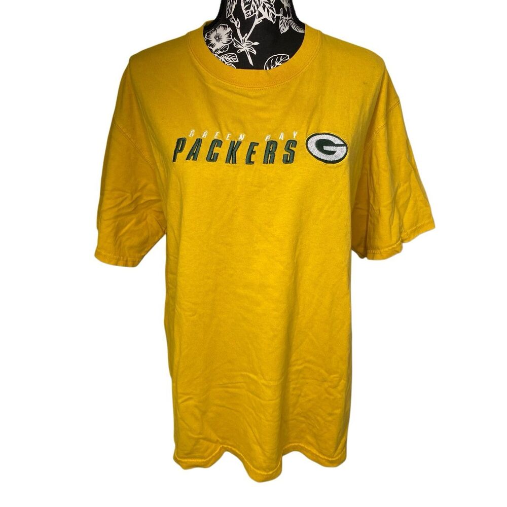 Green Bay Packers Embroidered Logo NFL Vintage Graphic T Shirt Sports Football